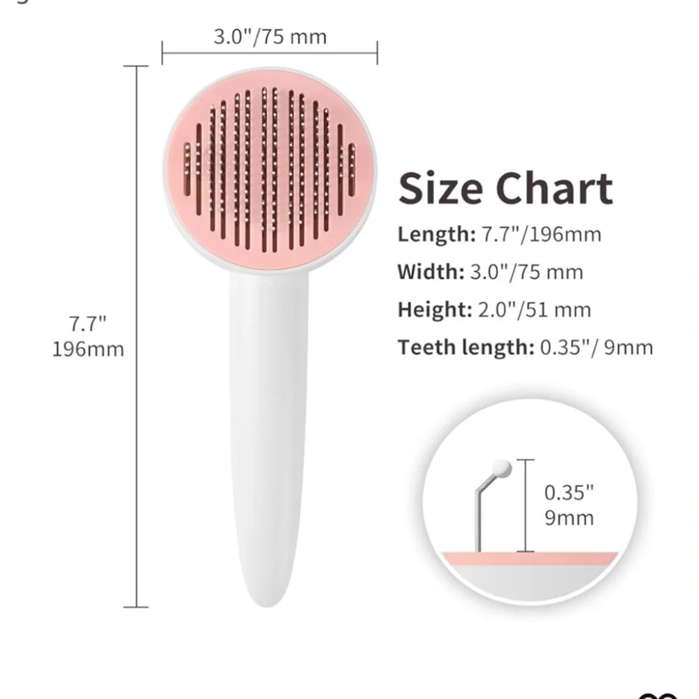 🐱 Cat Brush for Shedding, Cat Hair Brush for Indoor Cats NEW